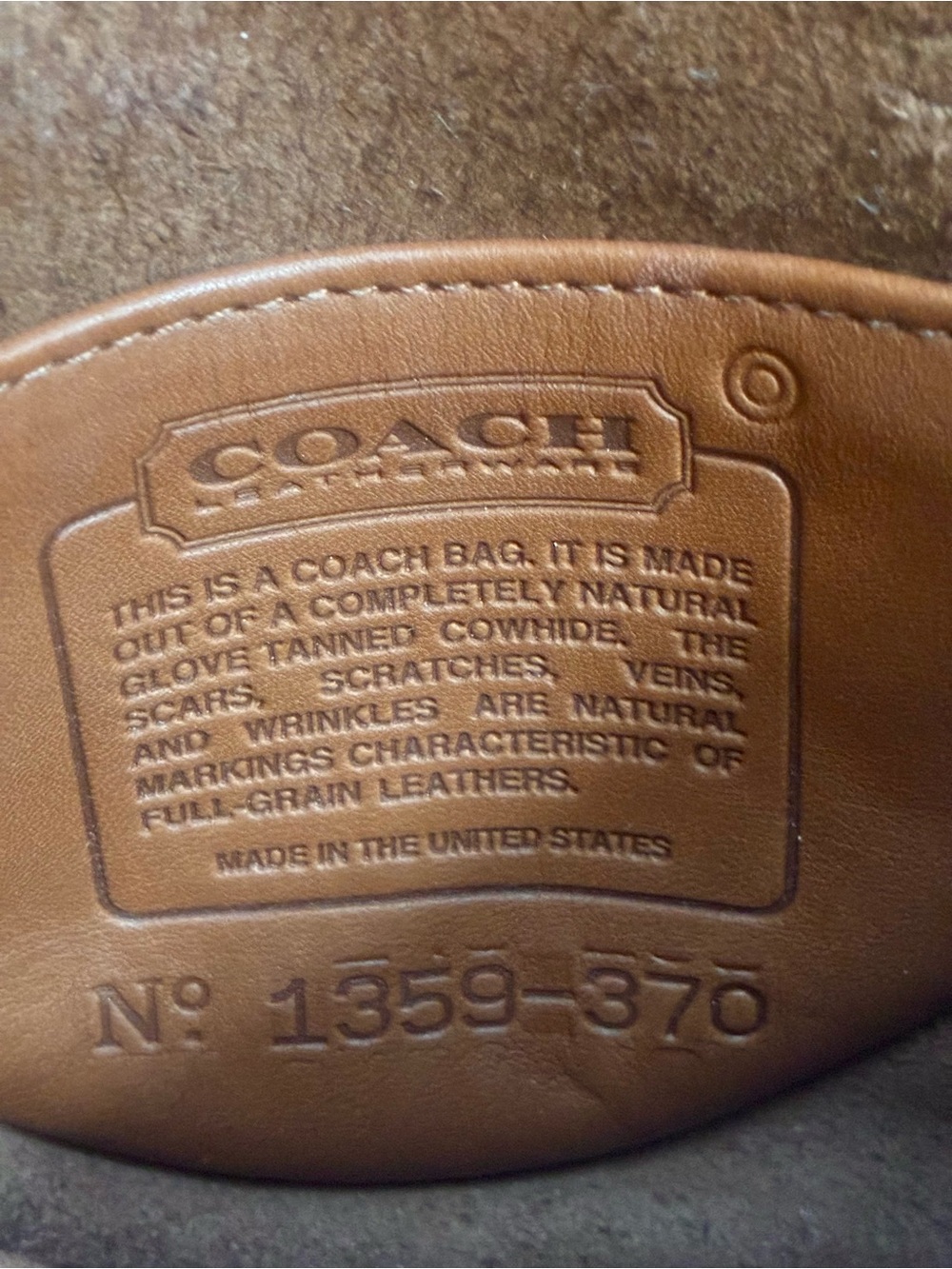 Vintage Coach Brown British Tan Leather Mini Belt Bag Crossbody with spring Lock - Picture 12 of 12